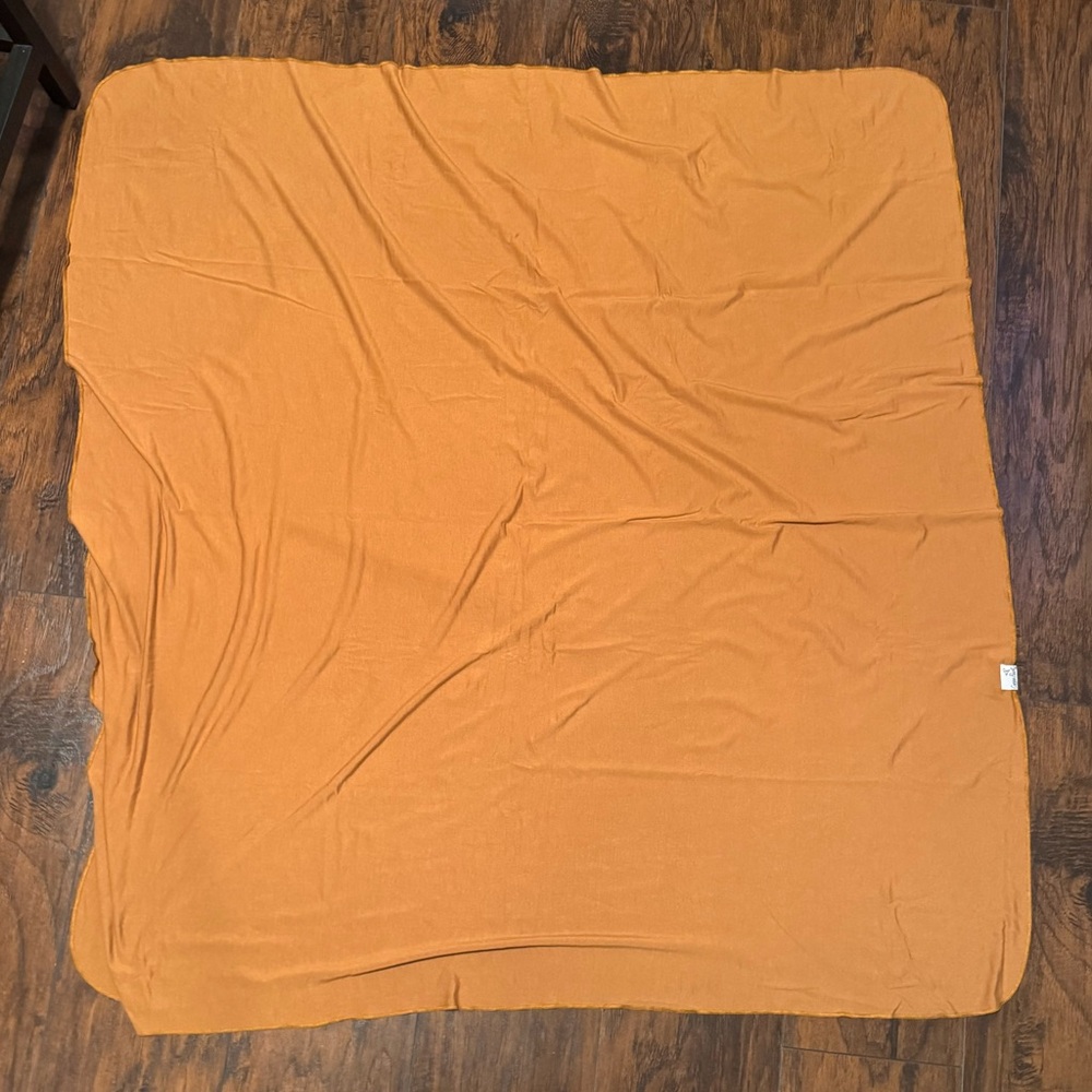 Copper Pearl Stretchable Swaddle Blanket 46"x46" - Solid Camel Color Soft‎